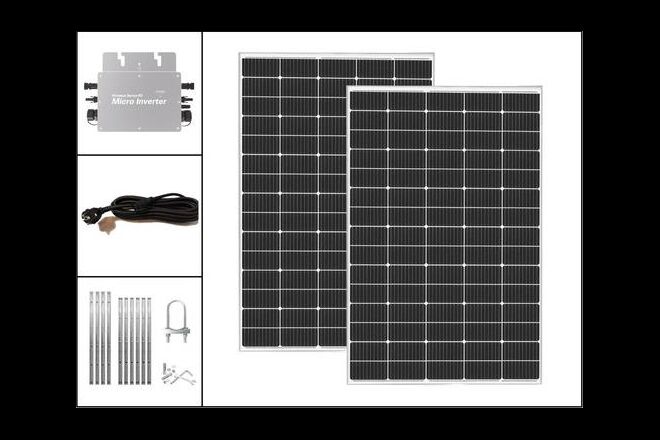 Hyrican Balkonkraftwerk WVC600 inkl. Montage-Kit