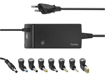 Hama Universal-Notebook-Netzteil 12-22V/90W (schwarz)