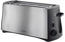 Cloer Toaster 3719 Edelstahl-Schwarz