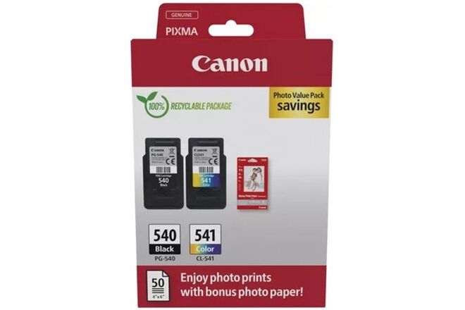 Canon PG-540 schwarz + CL-541 multicolor