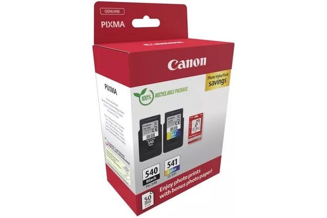 Canon PG-540 schwarz + CL-541 multicolor