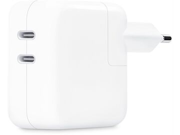 Apple Dual USB-C Power Adapter (35W) (weiss)