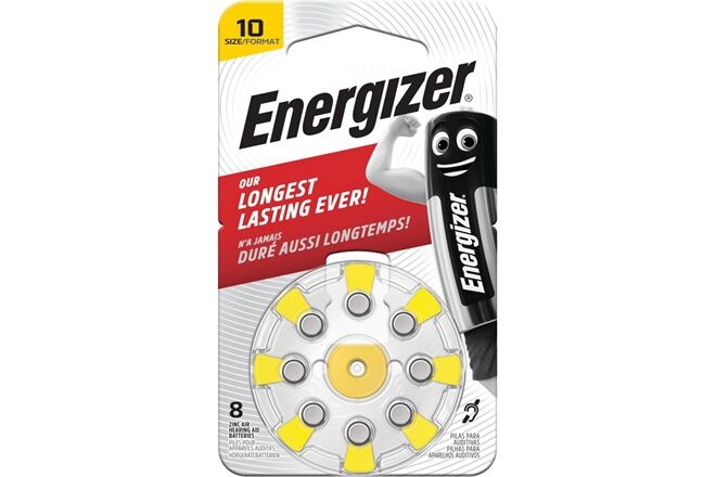 Energizer 10 Hörgerätebatterie 8er Blister.
