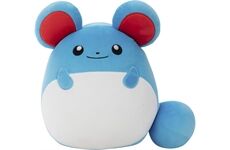 JAZWARES Pokémon Squishmallows Marill (25cm) (schwarz)