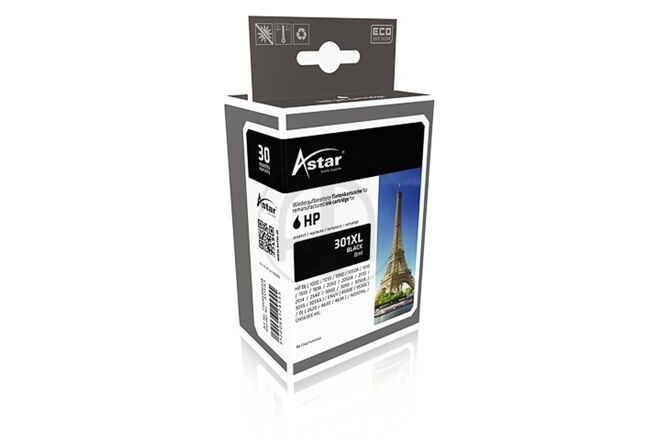 ASTAR AS15163 kompatibel zu HP 301XL BLACK