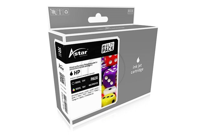 ASTAR AS70040 kompatibel zu HP 303XL BLACK + COLOR