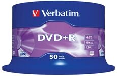 Verbatim DVD+R 4,7GB 16X 50er SP 50 Stück
