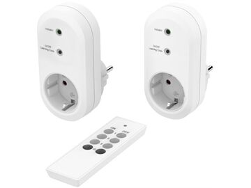 Hama Funksteckdose 2er-Set (weiss)