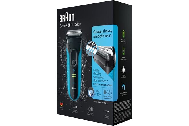 Braun 3045s Series 3 Pro Skin Schwarz-Blau