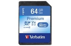 Verbatim UHS-I SDXC Card Class 10 (64GB) (schwarz)